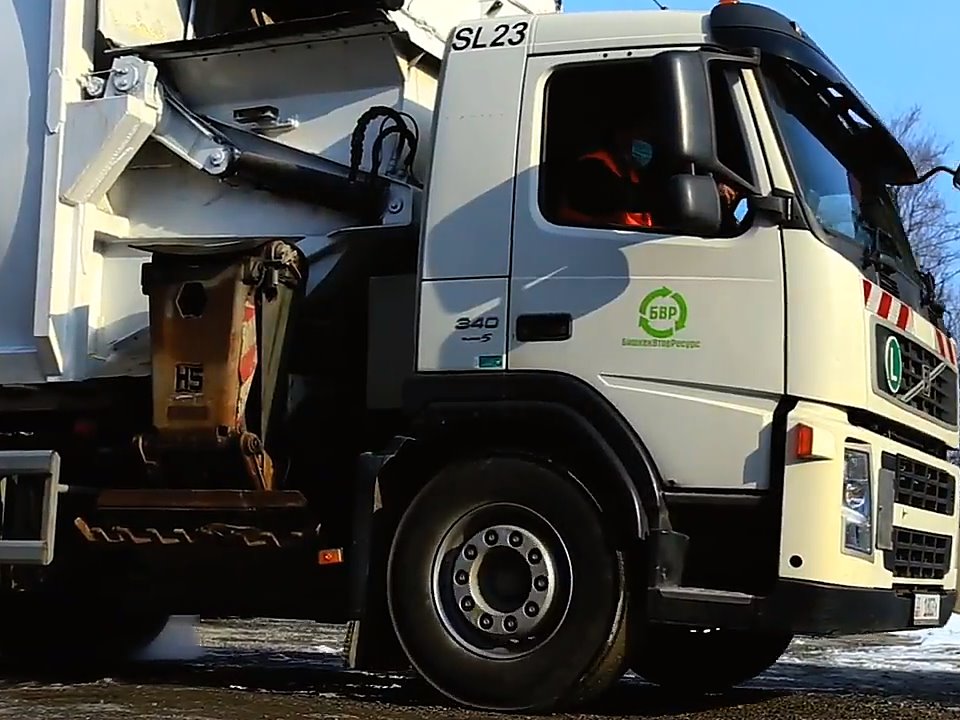 Мусоровоз Volvo FM-340 БишкекВторРесурс